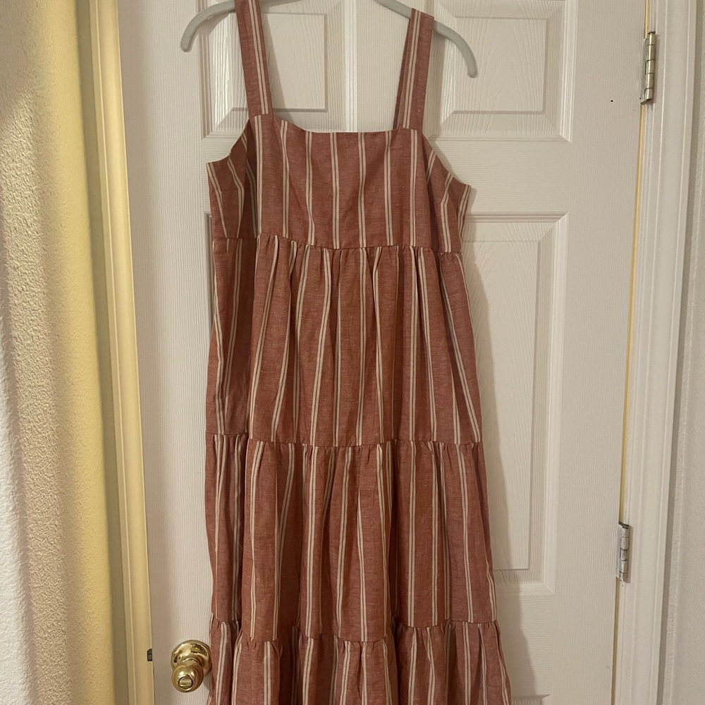 Madewell stripped dress
